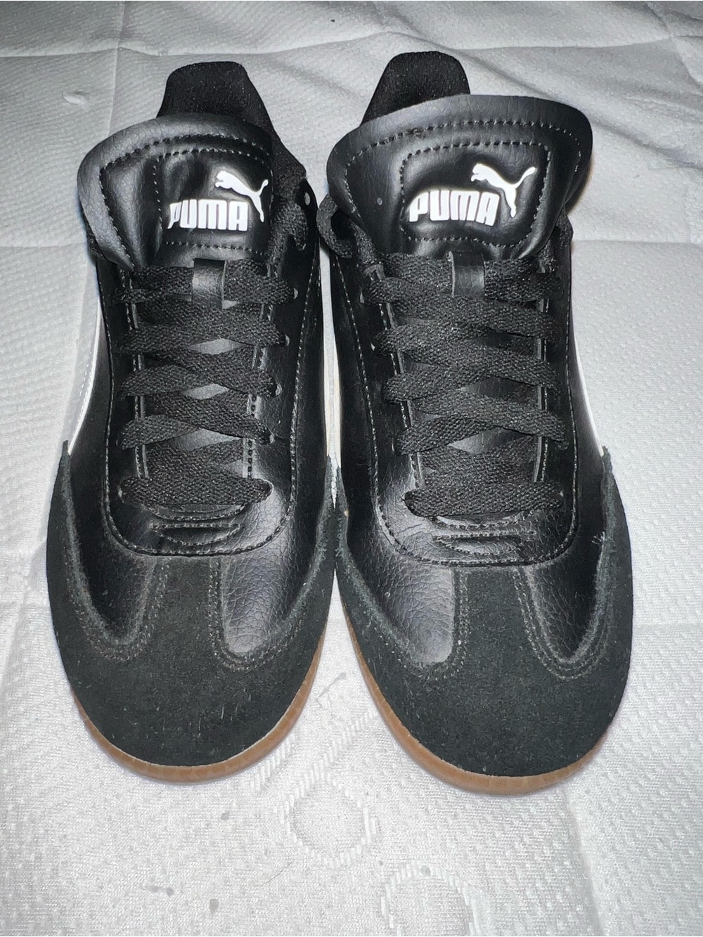 Puma Men’s Black Athletic Sneakers with Gum Outsole